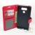    LG G6 - Book Style Wallet Case With Strap